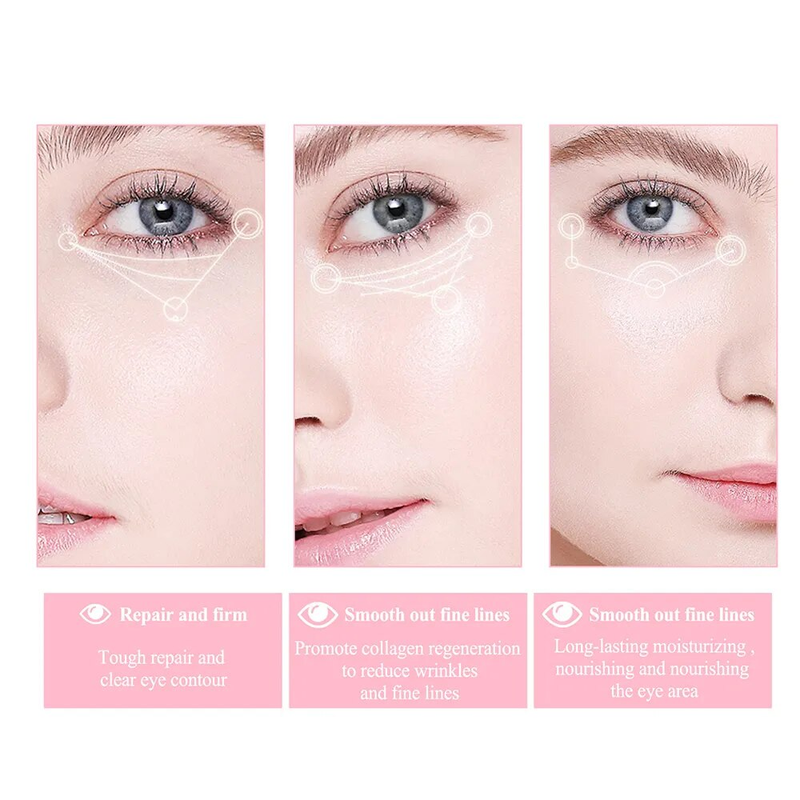 Anti-Wrinkle Eye Cream Fade Fine Line Whitening Moisturize Skin Anti Puffiness Removing wrinkles dark circle eye cream Skincare_voghion.com