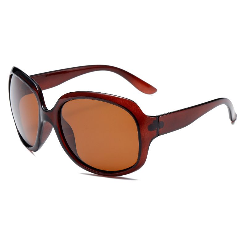 Cross-Mirror Fashion Neue UV-Schutzbrille Großer Rahmen Einfache Polarisierte Damen-Sonnenbrille 3113_voghion.com