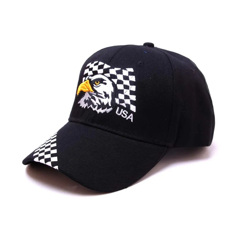 Sıcak balıkçılık ABD Bayrağı Kartal 3D Nakış beyzbol şapkası Snapback Kapaklar Rahat Gorras baba şapkası Erkekler Kadınlar Için_voghion.com