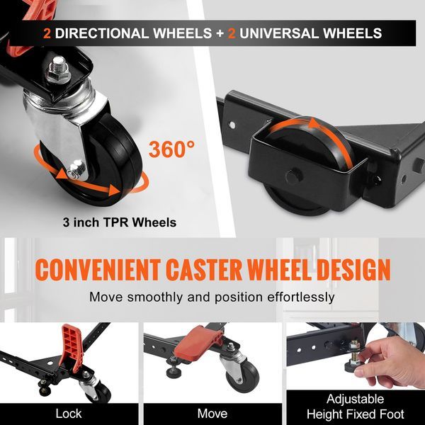 Mobile Base Heavy Duty Universal Stand 500 Lbs Capacity For Tools Machines_voghion.com