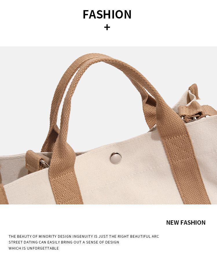 CHARHP&KEJNT Pendeltasche für Mütter, neue Handtasche, große Kapazität, Canvas, einzelne Schultertasche_voghion.com