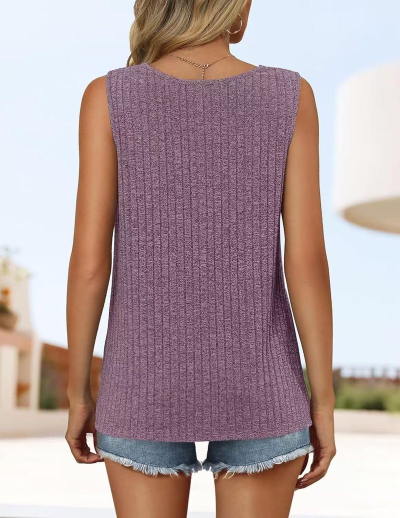 2025 Canotta piccola in maglia senza maniche da donna, capospalla alla moda, abito estivo, design di buon senso_voghion.com