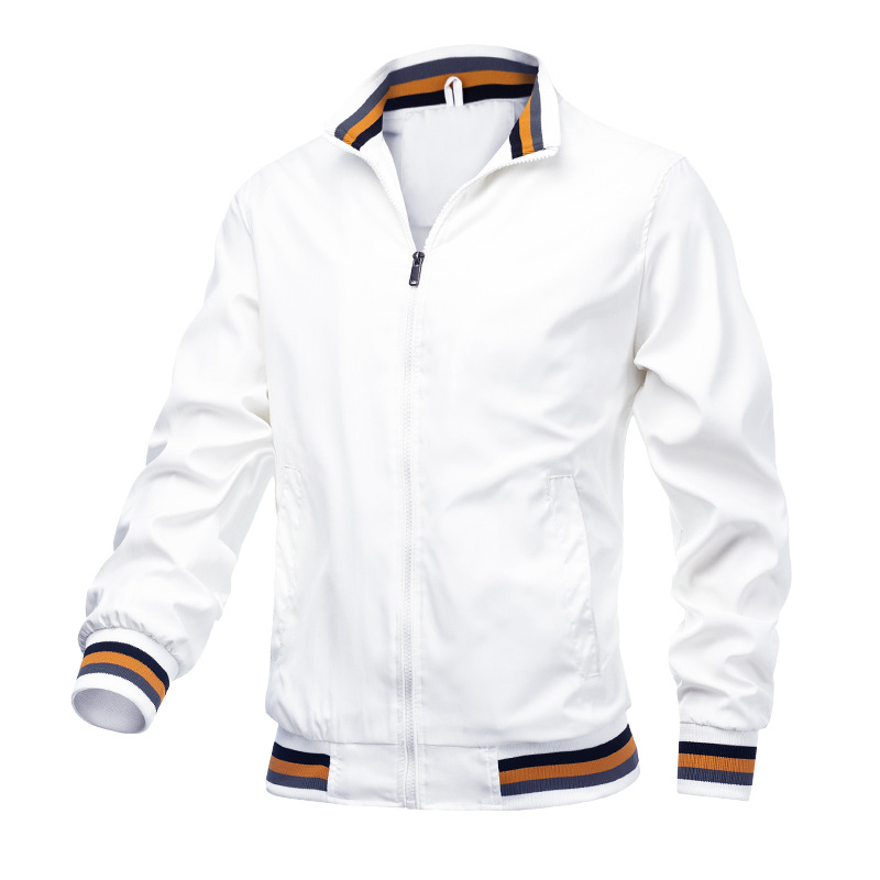 Herren neue einfarbige Strickjacke, lässige Pop-Ball-Jacke, Pilotenjacke_voghion.com