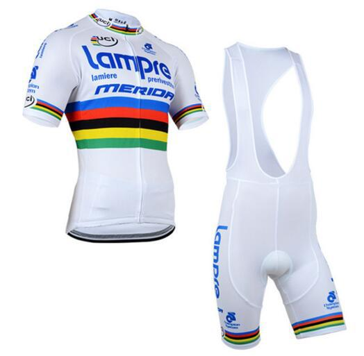 New Blue Wave Colorful Short Sleeve Strap Set Mountain Cycling Highway Suit_voghion.com