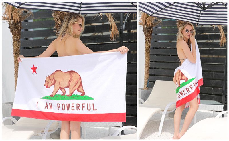 Asciugamano da bagno in puro cotone Spot American Simple P.ink Active Printing Nuoto Bagno Adulto Puro Cotone Spiaggia Bagno_voghion.com