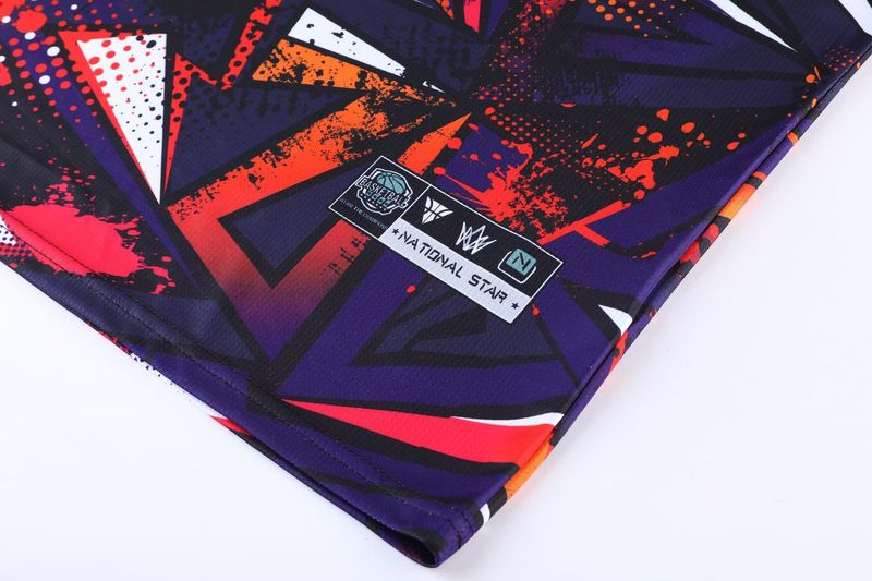 Basketball suit set, men's printed quick drying loose vest, sports letting training team uniform, student jsey,_voghion.com