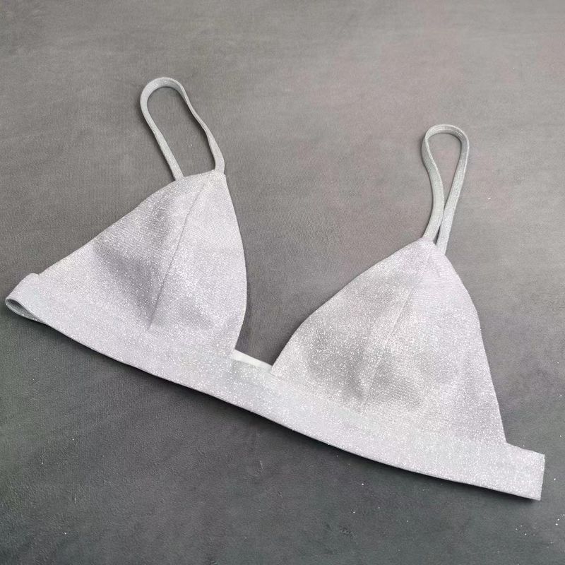 22 Frühlings- und Sommermode, glänzende Blazerjacke, Unterbekleidung, gerade Hose, Set 20220069_voghion.com