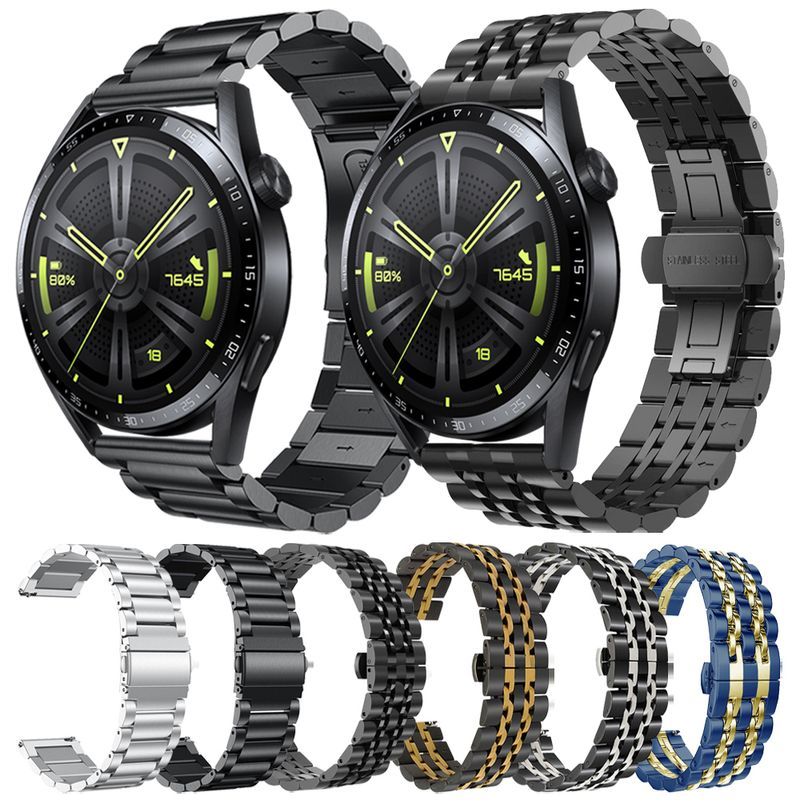 Cinturino in acciaio inossidabile per HUAWEI WATCH 3 46mm GT3 Runner / GT 2 GT2 Pro Band Watchband Bracciale Honor Magic Watch_voghion.com