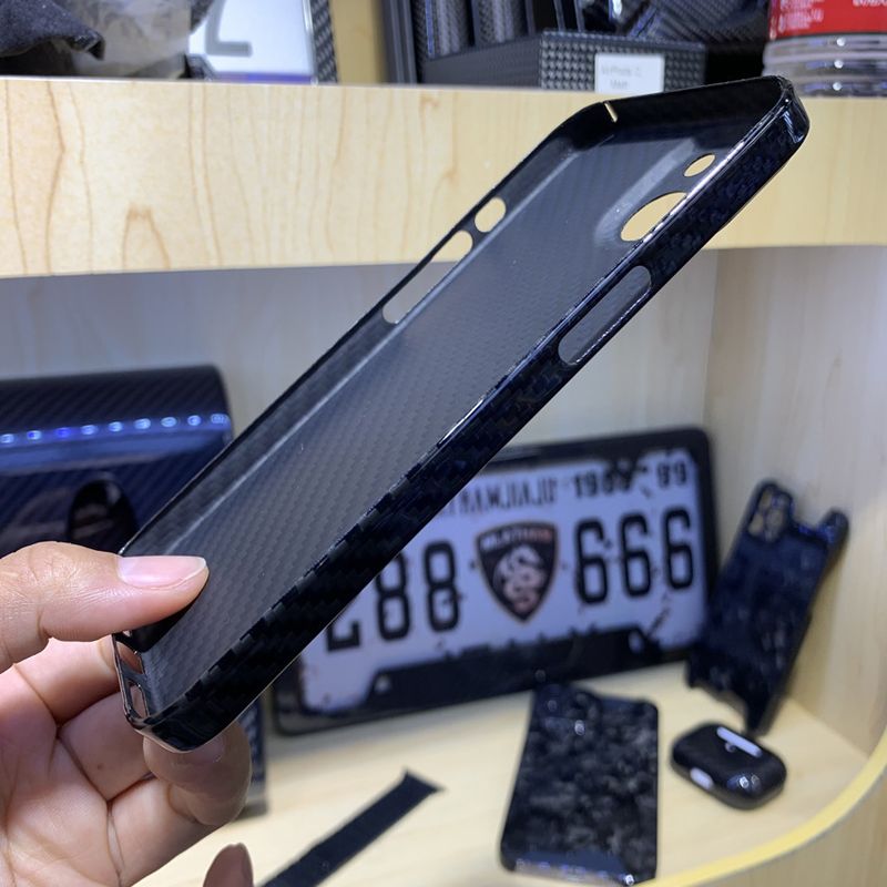 Suitable For Iphone 15 Promax Phone IPhone 13 Aramid Carbon Kevlar Fiber Lightweight Protective Case_voghion.com
