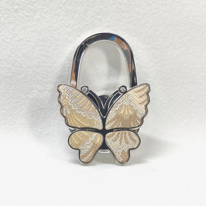 Glittering Butterfly Bag Hook - Stylish & Decorative Alloy Bag Accessory With Multiple Color Options Hook Bag Hook Bag Hardware Crafts_voghion.com
