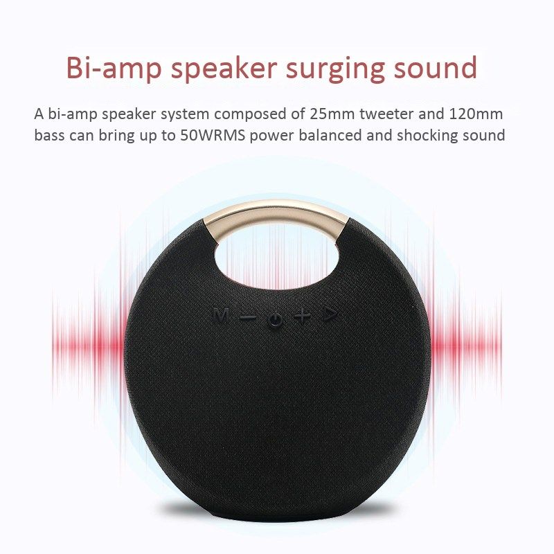 Nouvelle mini enceinte portable sans fil Bluetooth 5.0 Subwoofer Barre de son TVSupporte TF/USB/FM/AUX Petite radio extérieure_voghion.com