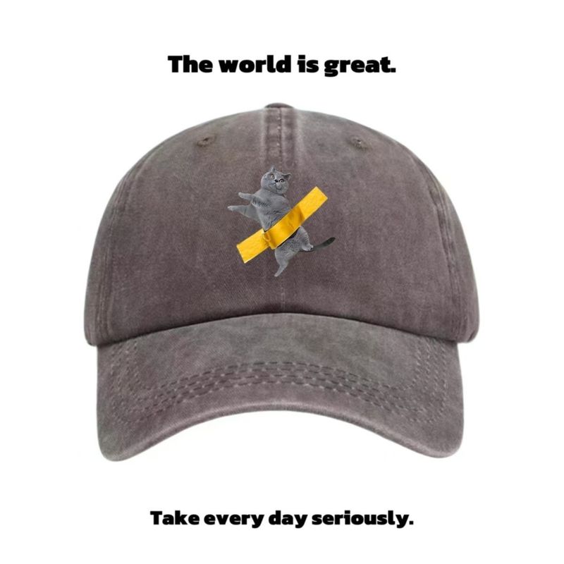 Cappello da baseball con parasole lavato blu con nastro, alla moda, casual, per uomo e donna, versatile, con linguetta d'anatra e parte superiore morbida_voghion.com