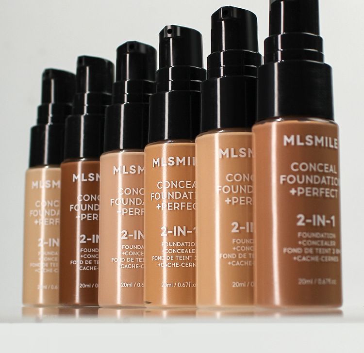 Matte Finish Liquid Flawless Oil Control Primer Concealer BB Cream Natural Long-lasting Foundation Makeup_voghion.com