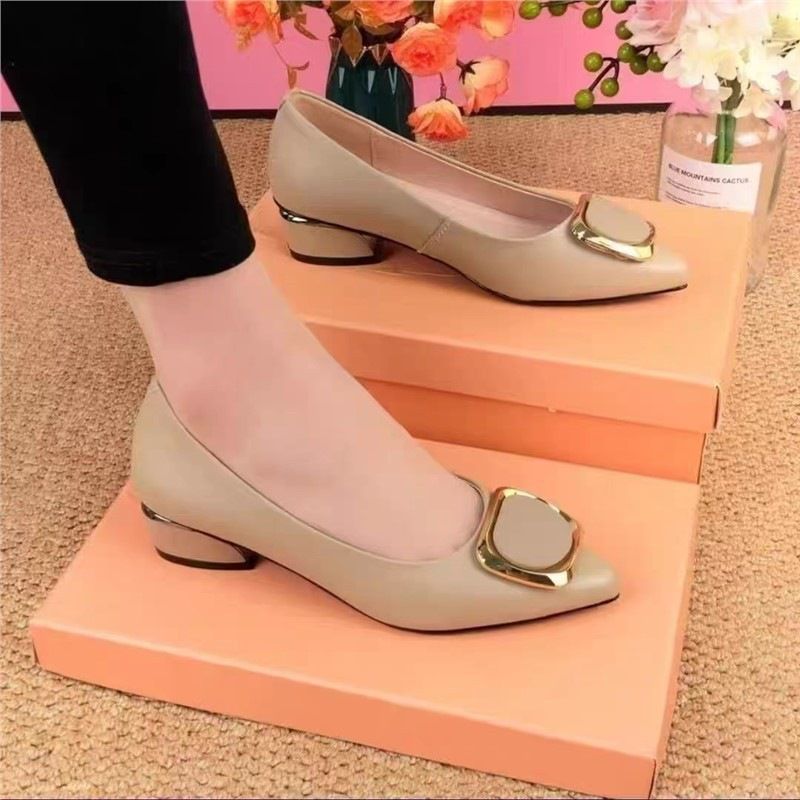 Weiche Lederschuhe mit flachem Mund, einzelne Schuhe aus Lackleder für Damen, rutschfeste, weiche Sohle, atmungsaktive Arbeitsschuhe für Mütter, kleine Lederschuhe für Damen_voghion.com
