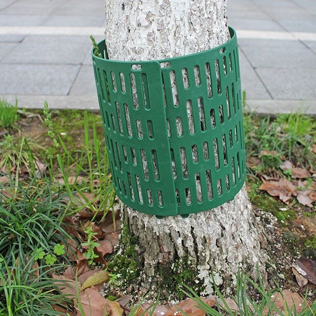 Meubles de maison jardin taille réglable protecteur de tronc en plastique protecteur d'écorce_voghion.com