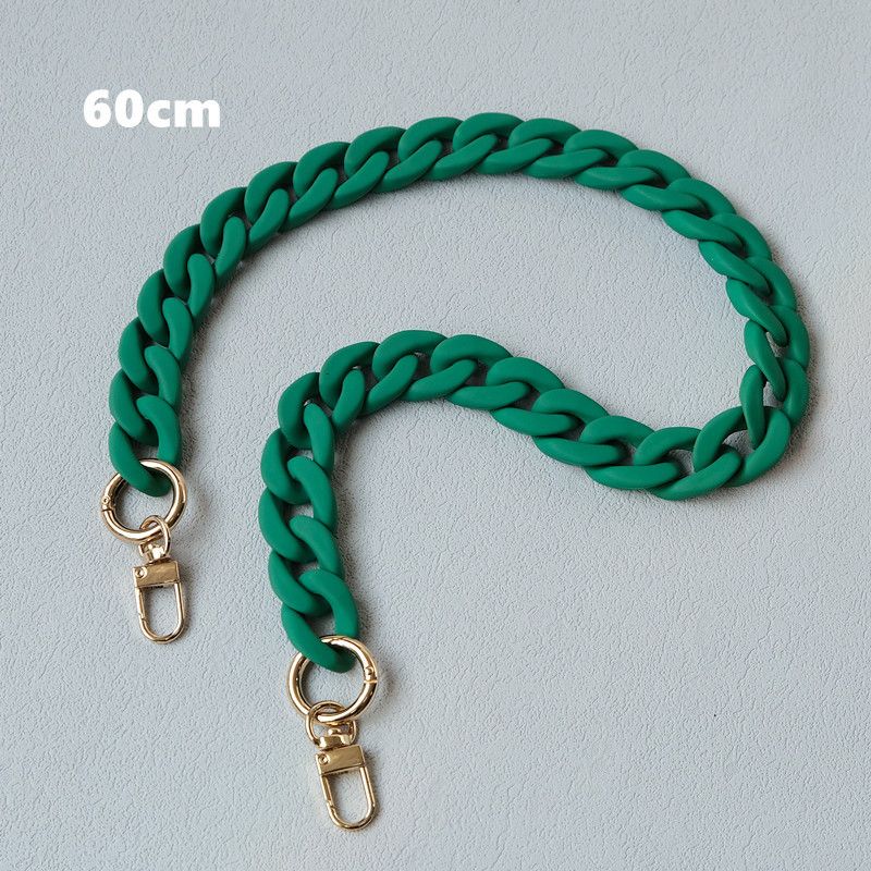 Women's Bag Decorative Fashion Color-Block Acrylic Resin Frosted Handmade Detachable Phone Chain_voghion.com