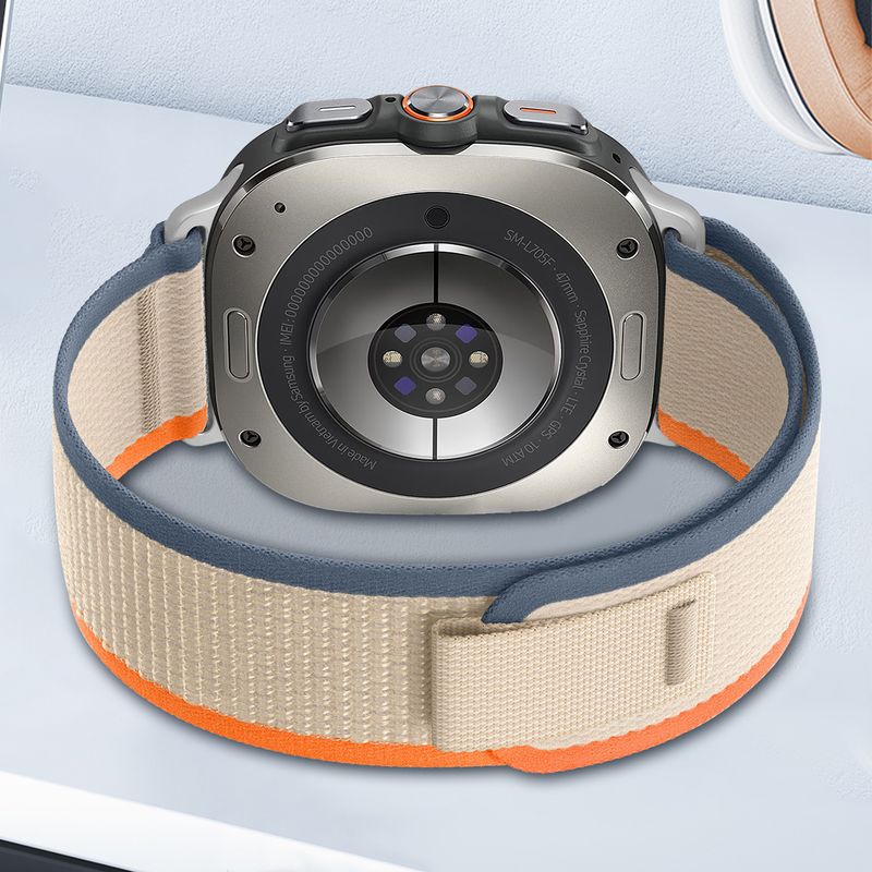 Til Samsung Galaxy Watch Ultra Strap 47mm Tilbehør Sport Nylon armbånd Trail loop Armbånd correa Galaxy watch 7 ultra Band_voghion.com
