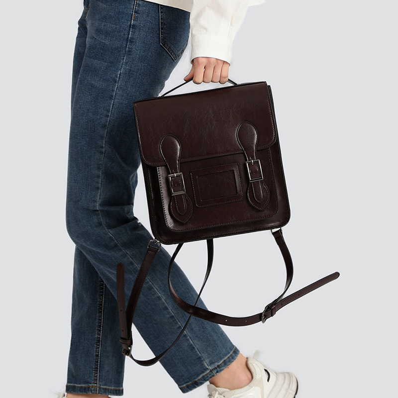 Zaino da donna Cambridge in stile britannico, grande capacità, casual, personalizzato, giornaliero_voghion.com