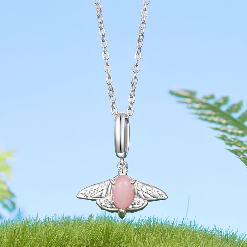 Ciondolo a forma di falena in argento sterling_voghion.com