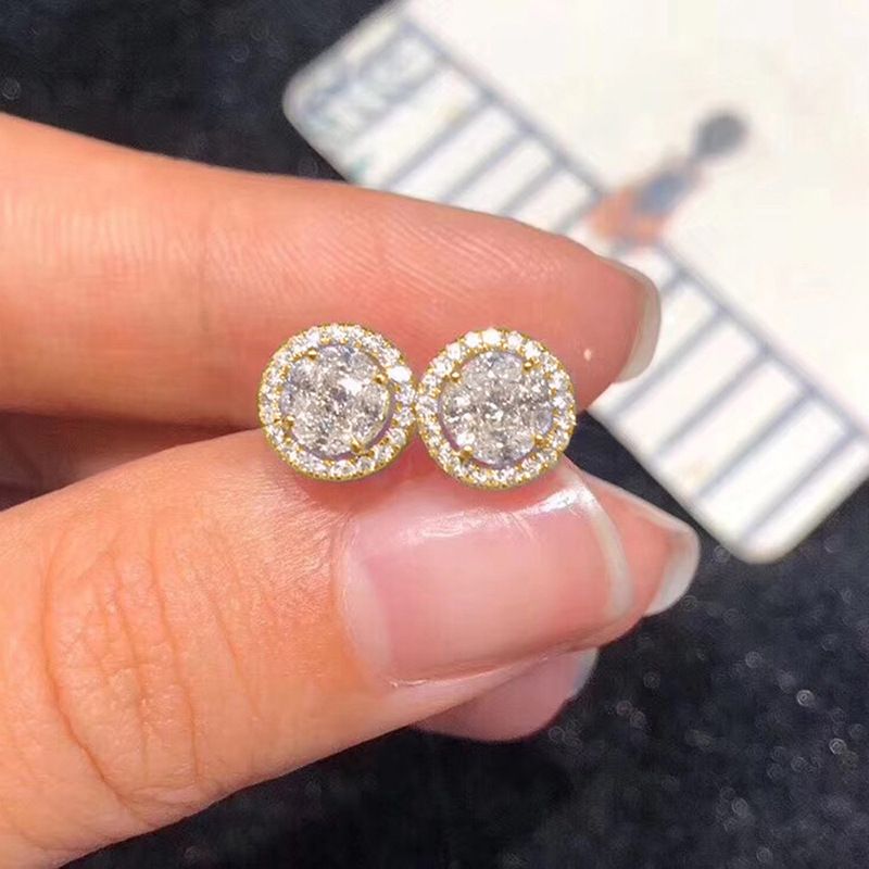 Unisex Jewelry Fashion fashion multi-color zircon earrings temperament crystal earrings jewelry_voghion.com