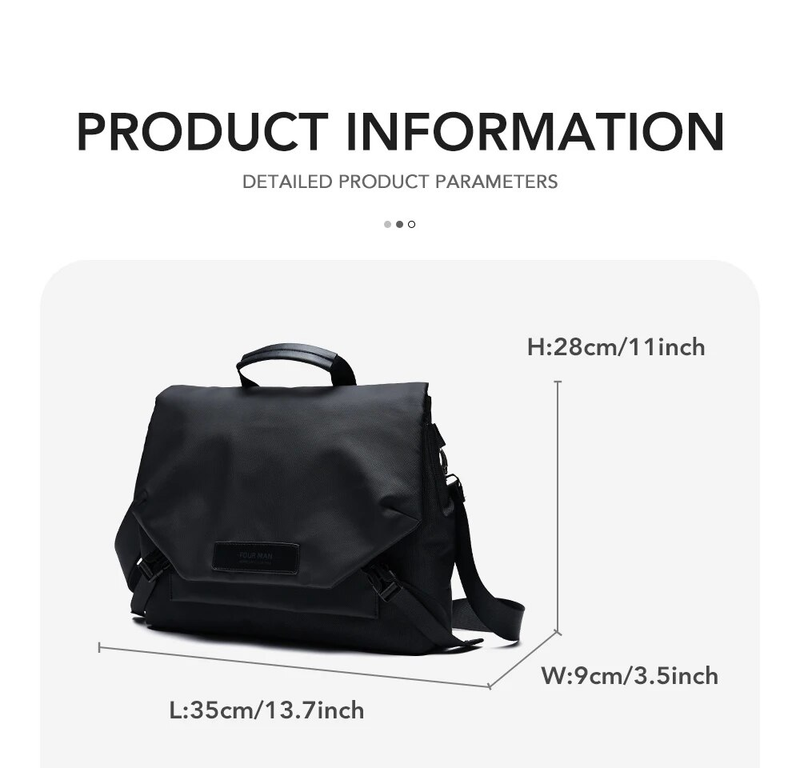 Männer Messenger Taschen Business Crossbody Tasche Grouss Kapazitéit Passend 15 Zoll Laptop Casual Jongen Waasserdicht Schëller Designer_voghion.com