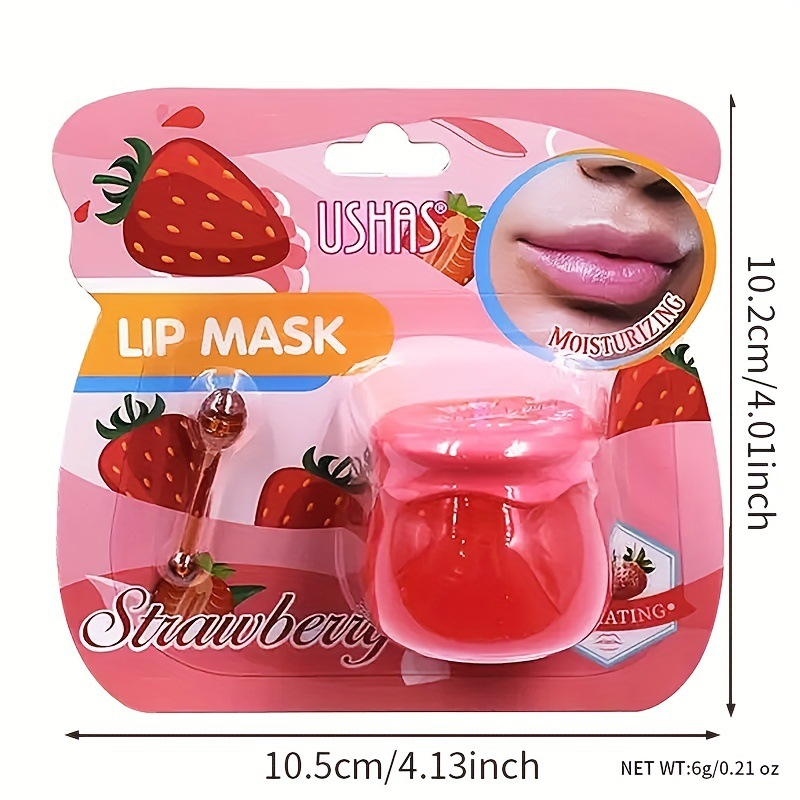 Balsamo per labbra idratante rossetto Freeze aromatizzato alla fragola di vendita calda di USHAS_voghion.com