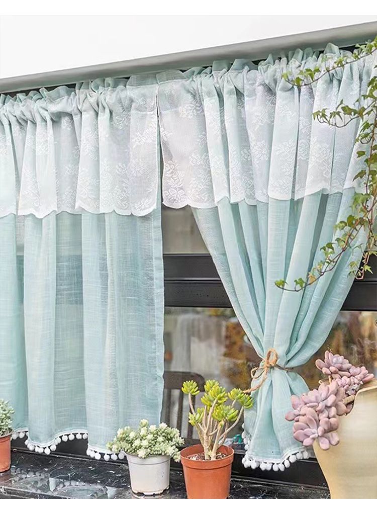 Tenda in velluto per soggiorno, stile Ins, a prova di luce, di lusso, per camera da letto, in pizzo_voghion.com