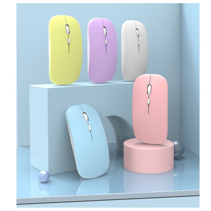 Wireless Bluetooth Mouse - Silent Mini Cute Design For Girls, Compatible With IPad, Phone, Tablet & Computer - Ideal For Office Use_voghion.com