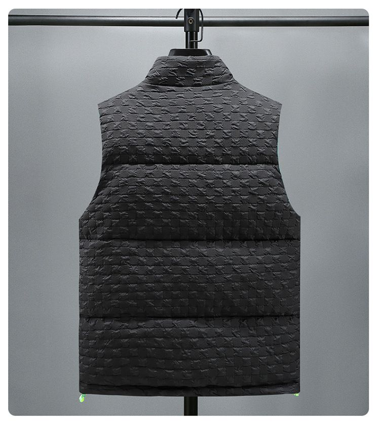 Teenage Clothing ühevärviline puuvillane vest meeste vabaaja paks soe vest suures suuruses jope _voghion.com
