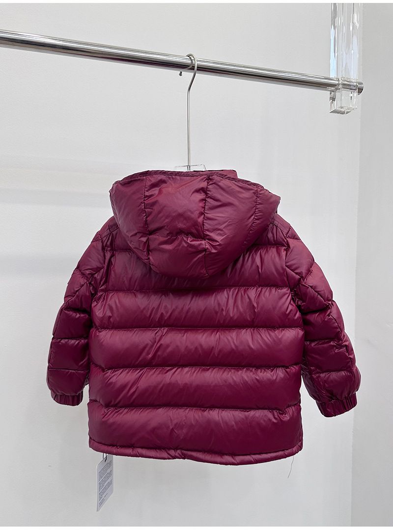 Children's Down Jacket 2025 Winter New Style Small And Medium Sized Children's Thick Warm Hooded Short 90 White Duck Down Winter Coat_voghion.com