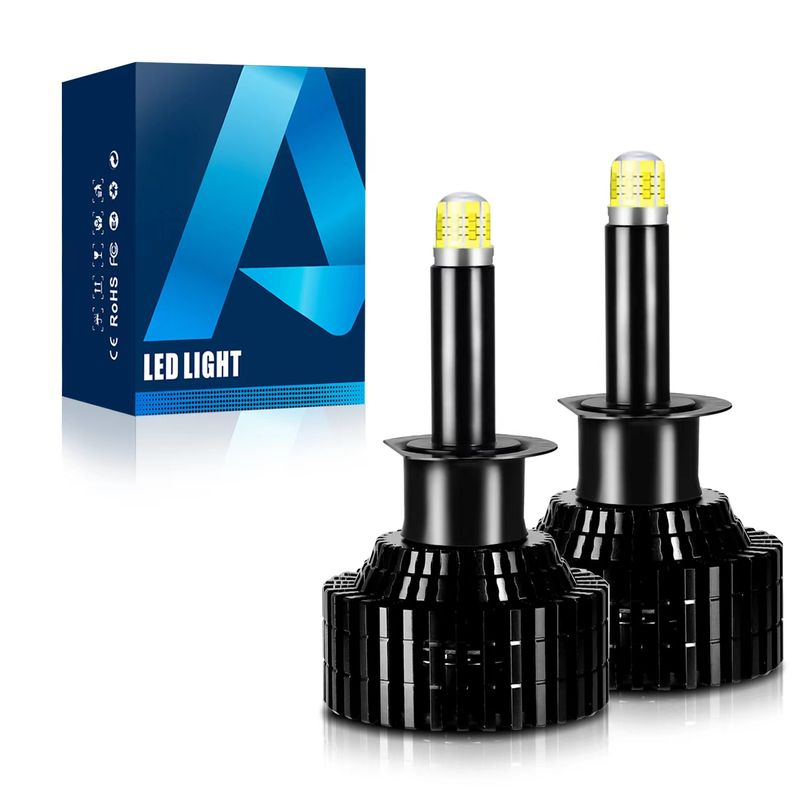 2 pezzi 3D 360 H7 LED Canbus lampadine per fari auto 160000LM H11 H1 HB3 9005 HB4 9006 300W fendinebbia per auto Turbo Mini_voghion.com