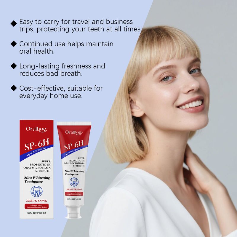 Oralhoe Zahnpasta mit Minze, sanfte Zahnreinigung, frischer Duft, tägliche Mundpflege_voghion.com