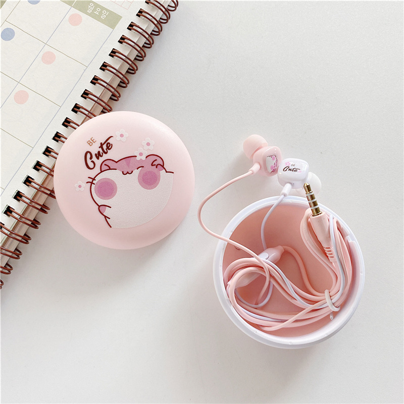 Nuova scatola portaoggetti per cartoni animati e cavo per cuffie subwoofer adatto per OPPO Huawei Vivo Redmi Phos con universale_voghion.com