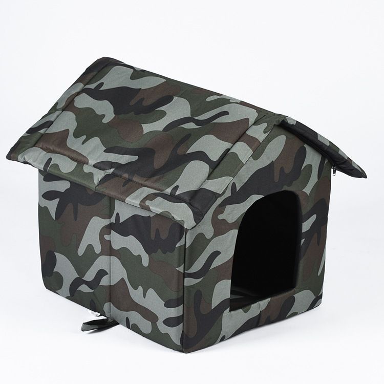 Abnehmbares, waschbares Katzenhaus, Hundezubehör, Bett, Haustierkäfig_voghion.com