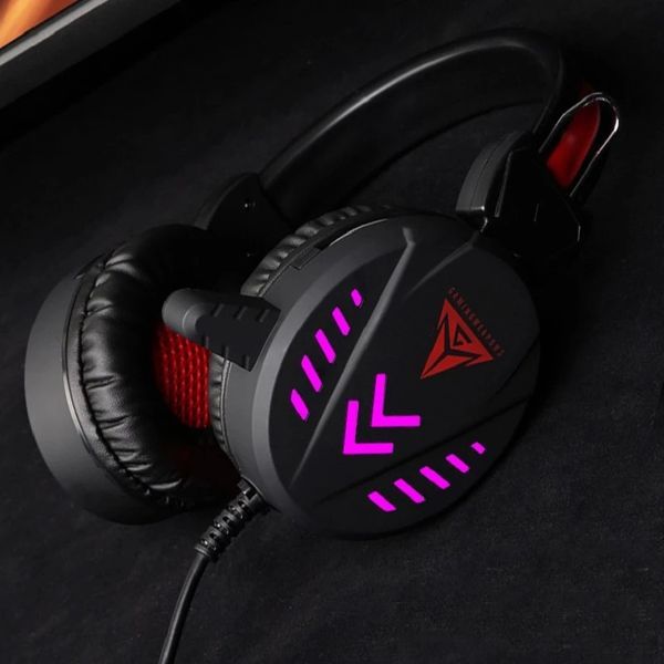 A1 Wired Desktop Computer Gaming Headset 3.5 Wired Headset Gaming Headsets With Microphone E-Sports Subwoofer_voghion.com