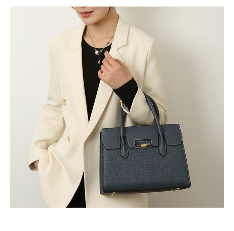 2024 nuova borsa a tracolla minimalista urbana per mamma, borsa a tracolla da donna, classico motivo a pelle di serpente_voghion.com