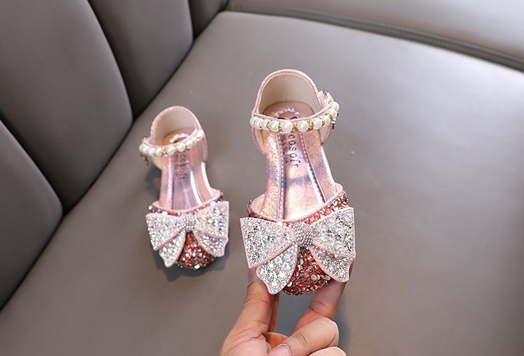 Neu Dame Baby Mädchen Mädchen Prinzessin Diamant Einzelnen Schuh Schuhe Dance_voghion.com