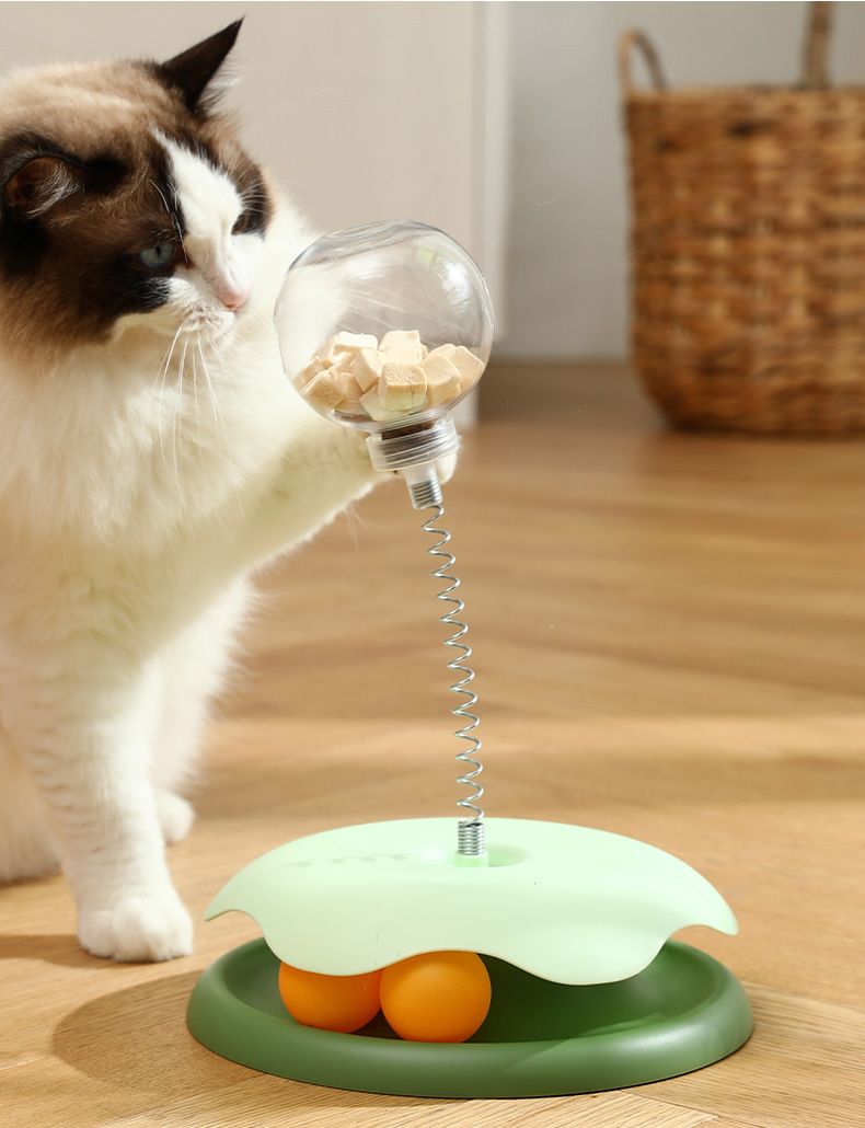 „Spill Ball Pussy Stick Cat“ pramogų ratukas žaislas „Self Hi Divine Tool“ gyvūnų reikmenys_voghion.com