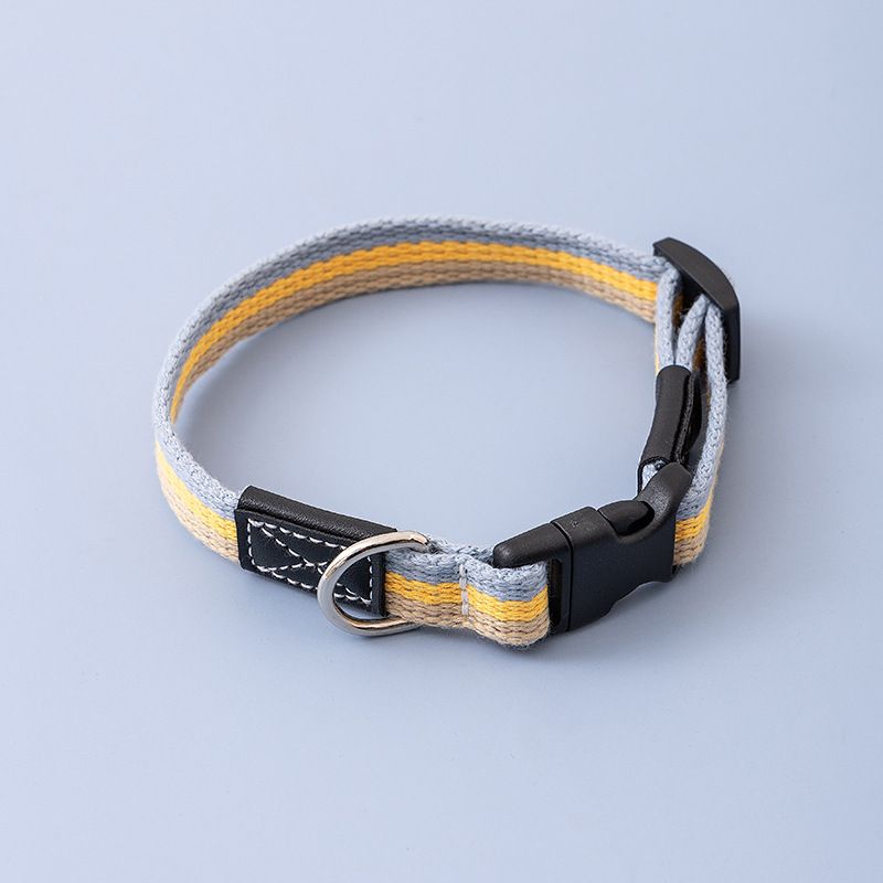 Pet Canvas Set Walking Chain Leash Dog Training Rope_voghion.com