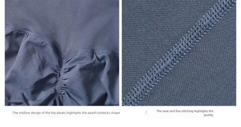 Pantaloni sportivi attillati ad asciugatura rapida, ad alta elasticità, per donne, con controllo della pancia e sollevamento dei glutei, celebrità di Internet, Peach_voghion.com