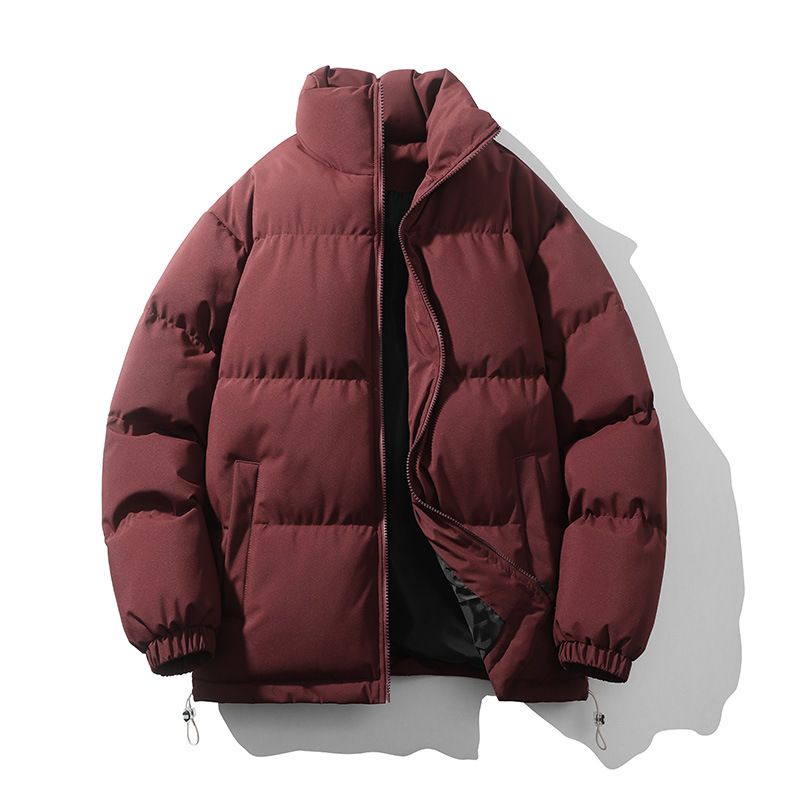 Piumino da uomo 2025, collo alto, cappotto spesso, imbottito in cotone invernale alla moda, caldo e resistente al freddo_voghion.com