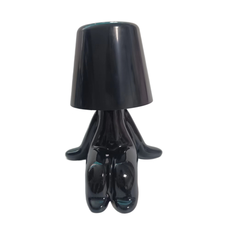 Creative Design of Induction Little Golden Table Lamp Thinker Atmosphere Lamp Decorative Bedhead Lamp Touch Night Lamp_voghion.com