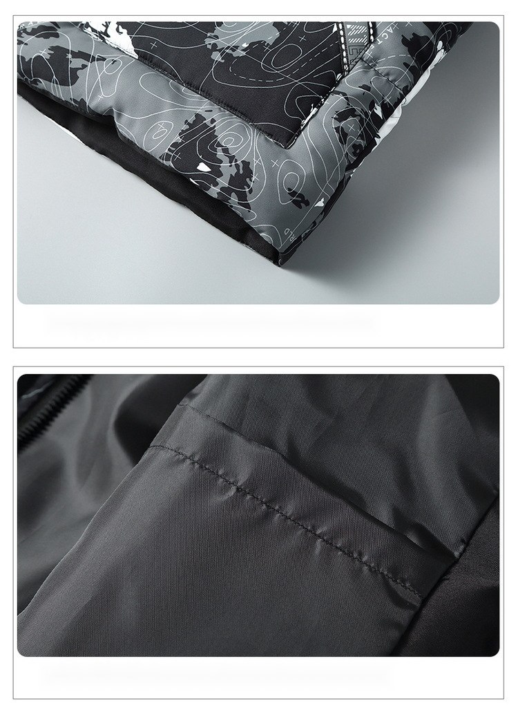 camouflage cotton vest casual outdoor fashion sleeveless down cotton jacket outer factory direct batch_voghion.com