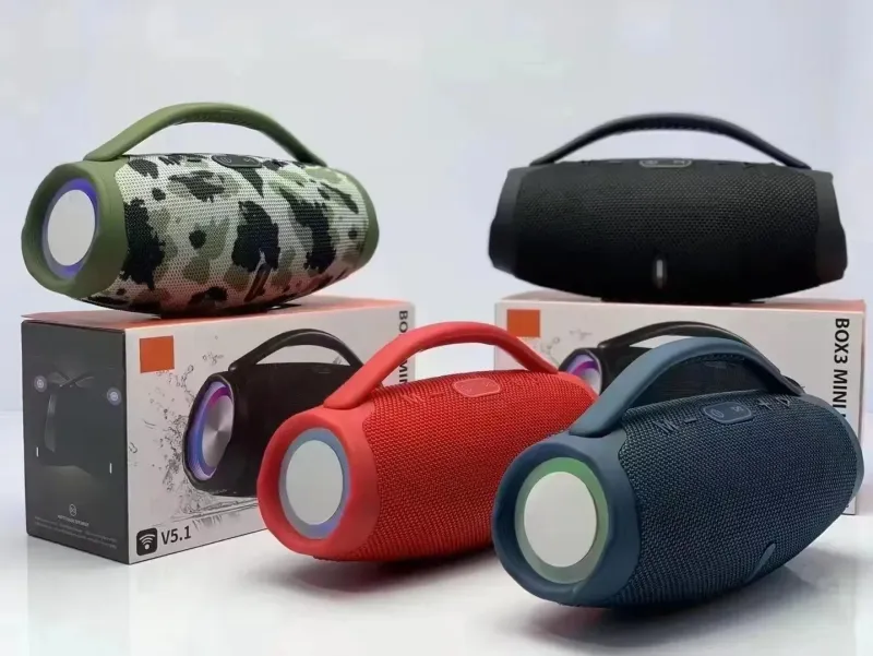 Altavoces Bluetooth Caixa De Som de 100 W de potencia máxima, subwoofer portátil para exteriores, sonido envolvente estéreo 3D, columna, centro de música_voghion.com