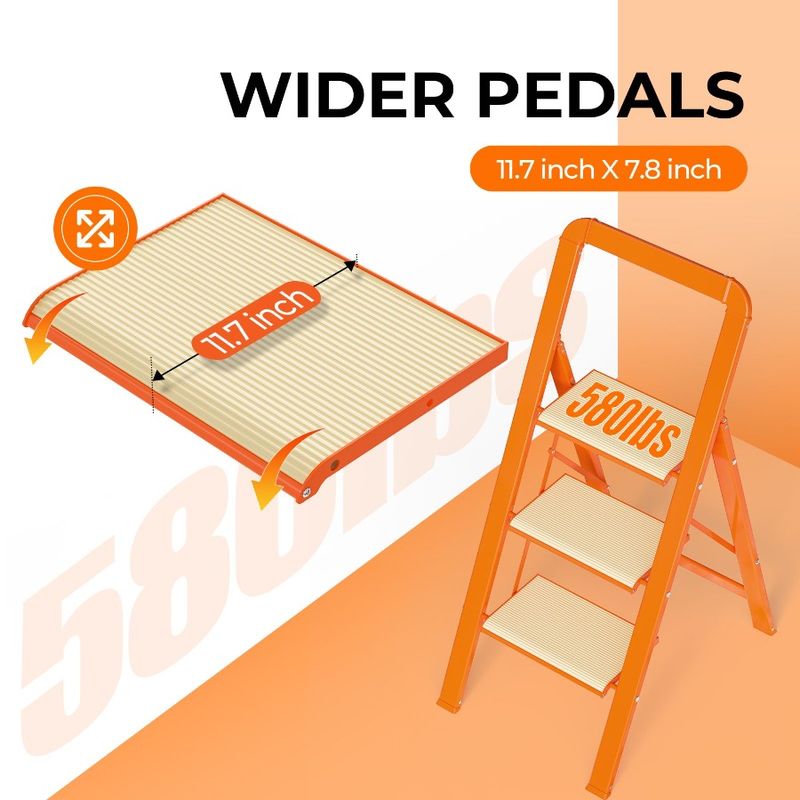 Aluminum Lightweight Ladder Foldable In_voghion.com