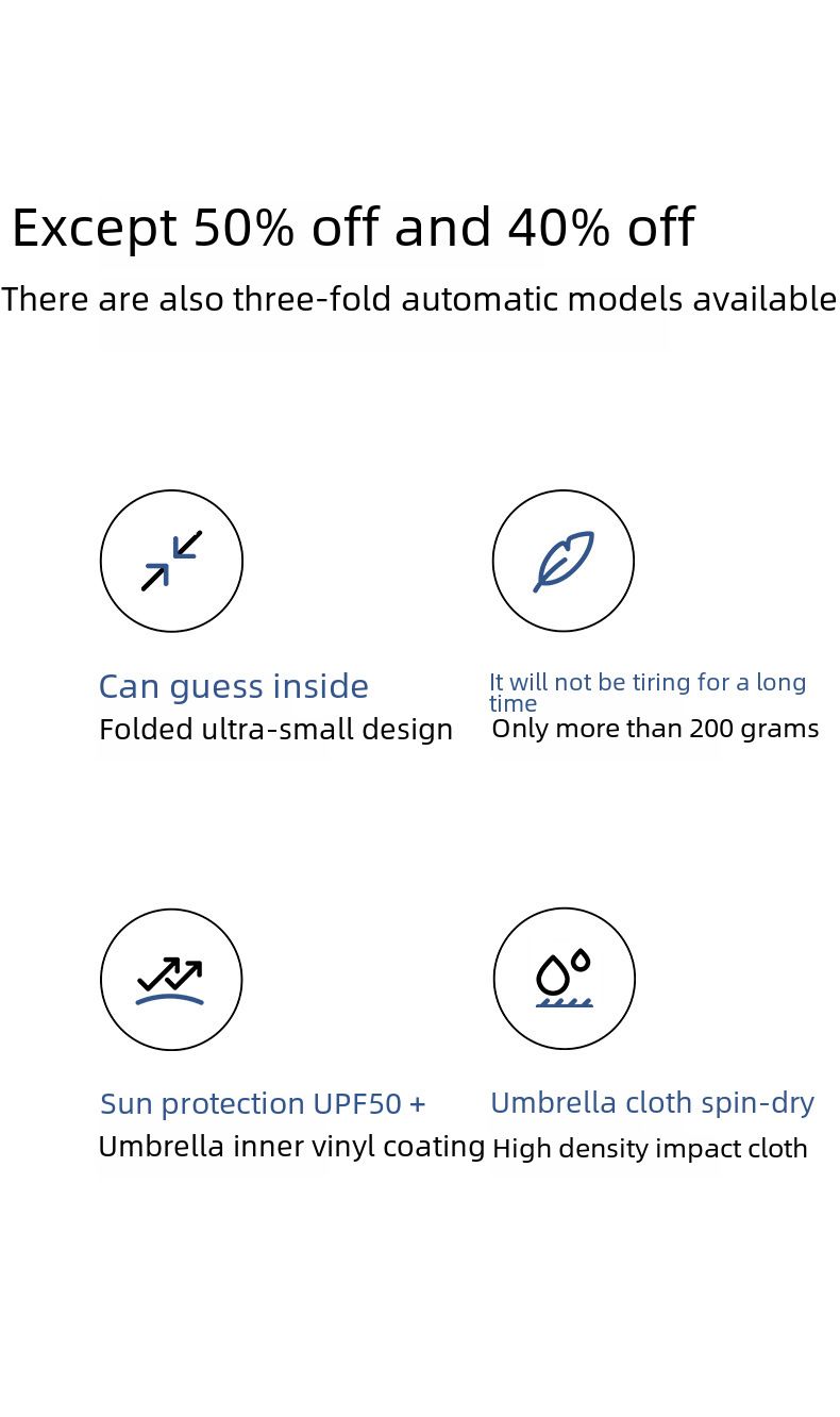 Ultra-light Six-fold Umbrella Mini Sunshade Umbrella Compact Portable Sun Umbrella Women's Sun Protection and UV Protection Capsule Dual-use for Sunli_voghion.com