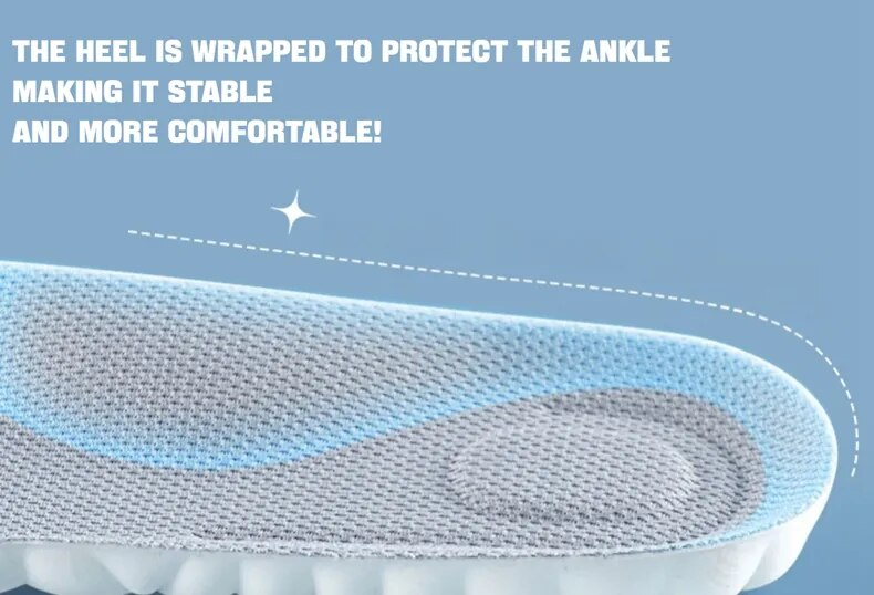 4D Massage Shoes Insoles Super Soft Latex Sports Insole for Feet Running Basket Shoe Sole Arch Support Orthopedic_voghion.com