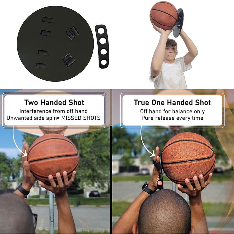 Piastra ausiliaria per basket, piastra di correzione per tiro con la mano sinistra e destra con correttore per dita_voghion.com
