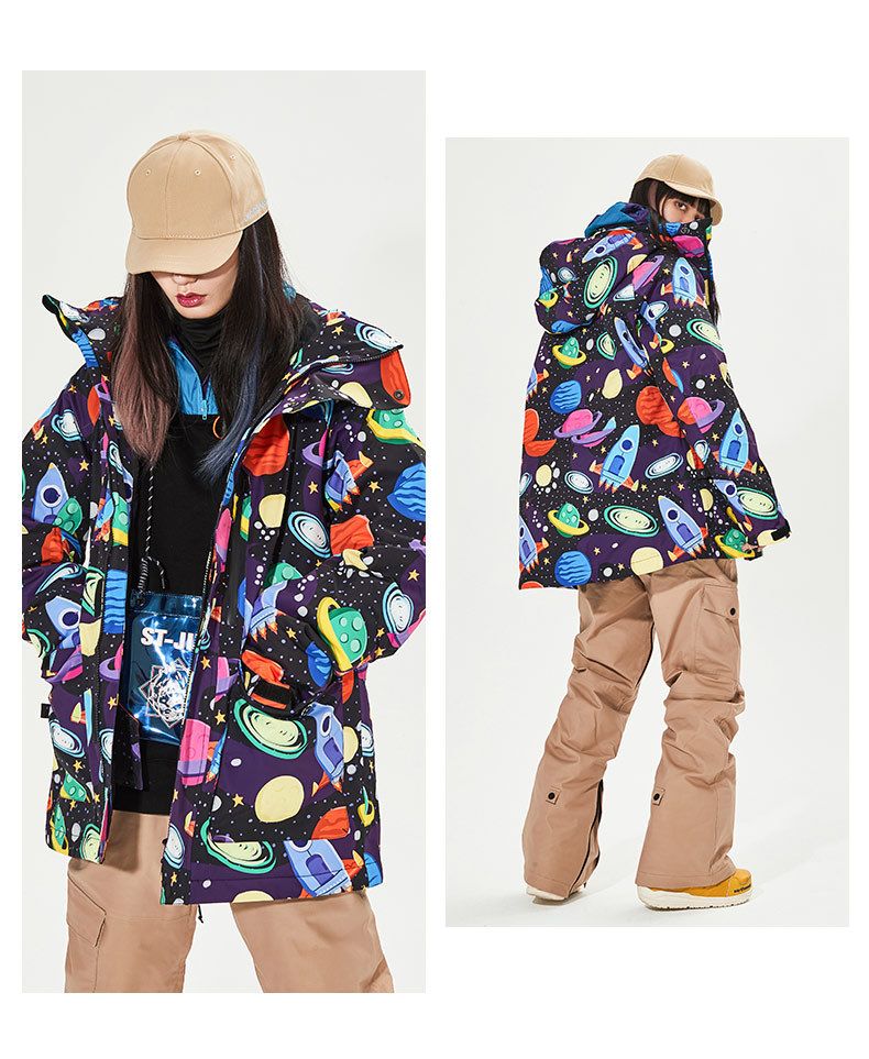 Skijacken- und Skihosen-Set – Wasserdichter, winddichter, wärmeisolierter Schneeanzug mit 3M™ Thinsulate™ für Skifahren, Snowboarden und Wintersport_voghion.com