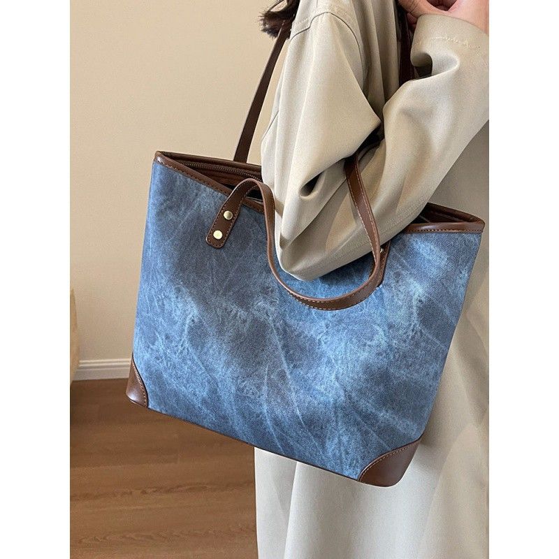 Borsa a tracolla alla moda, casual e di grande capacità, per donna, nuova, design 2025, Sense Niche Commuter, alla moda_voghion.com